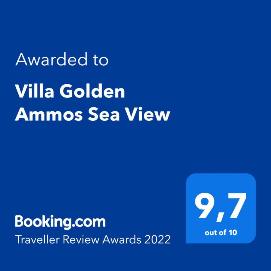 Villa Golden Ammos Sea View 칼라마키 외부 사진